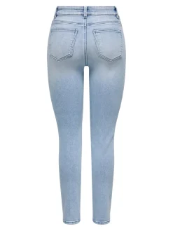 ONLEMILY-MILA Vita alta Straight Fit Lunghezza alla caviglia Jeans