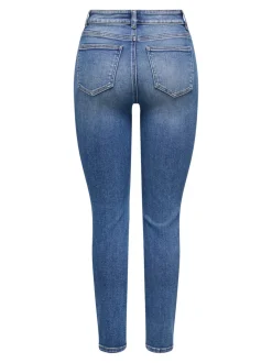 ONLEMILY-MILA Vita alta Straight Fit Lunghezza alla caviglia Jeans