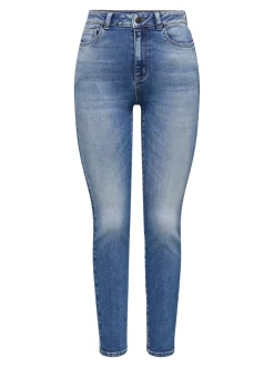 ONLEMILY-MILA Vita alta Straight Fit Lunghezza alla caviglia Jeans