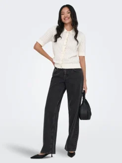 ONLEZRA Vita bassa Wide Leg Fit Jeans
