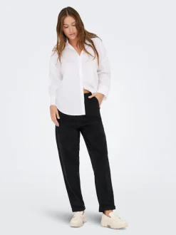 ONLFLORA Pantaloni classici in velluto a coste taglio carrot
