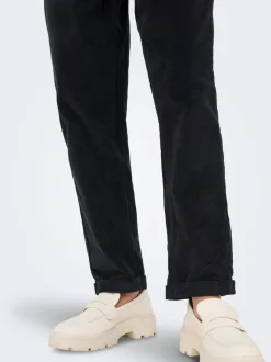 ONLFLORA Pantaloni classici in velluto a coste taglio carrot