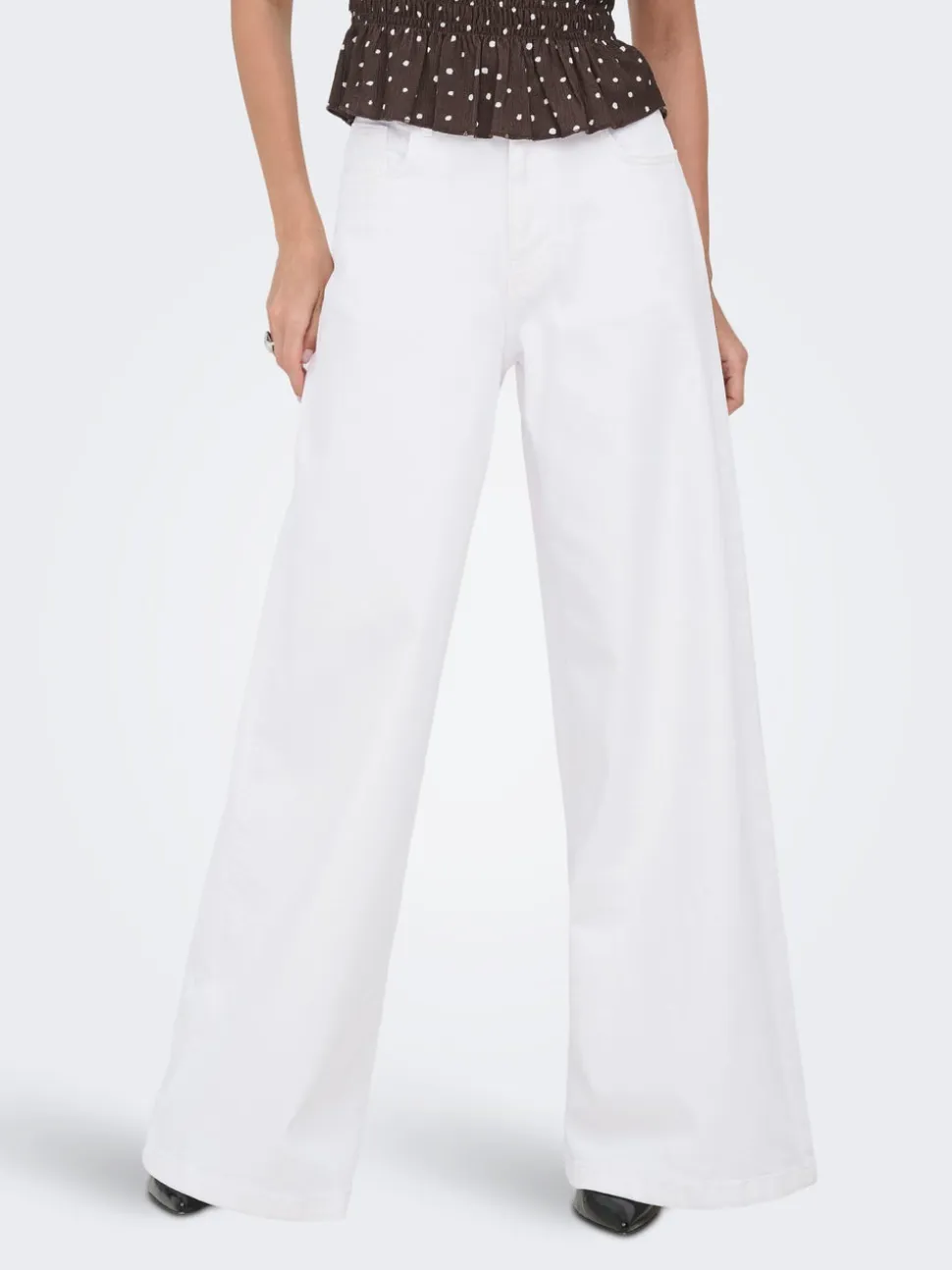 ONLFRANCESCA Vita media Wide Leg Fit Jeans