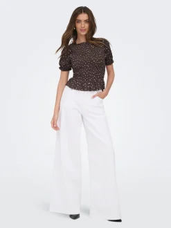 ONLFRANCESCA Vita media Wide Leg Fit Jeans
