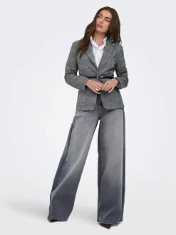 ONLFRANCESCA Vita media Wide Leg Fit Jeans