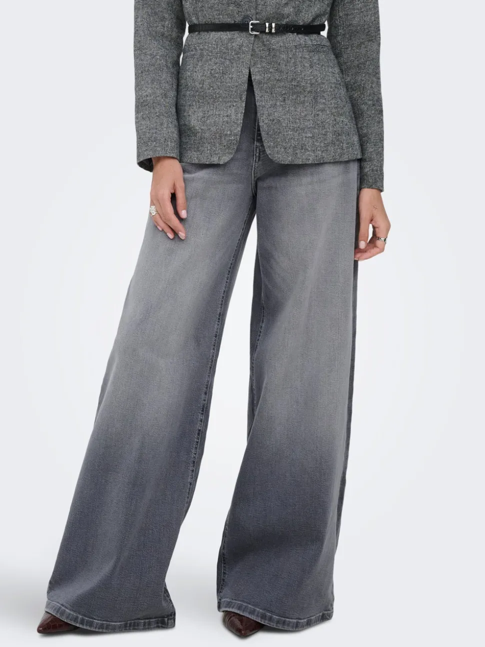 ONLFRANCESCA Vita media Wide Leg Fit Jeans