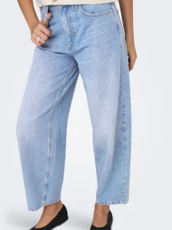 ONLFRANKIE Vita alta Barrel fit Lunghezza alla caviglia Jeans