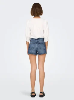 -ONLGABI Vita alta Regular Fit Bermuda in jeans