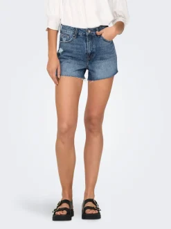-ONLGABI Vita alta Regular Fit Bermuda in jeans