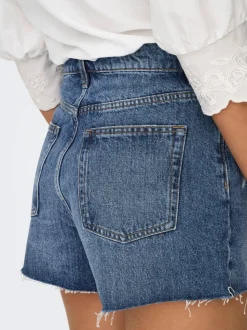 -ONLGABI Vita alta Regular Fit Bermuda in jeans