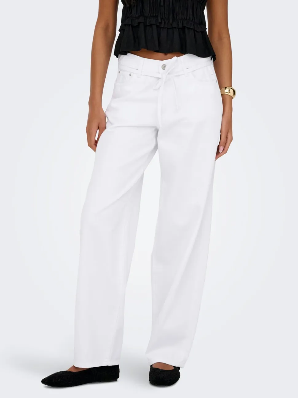 ONLGIANNA Vita media Balloon Fit Jeans