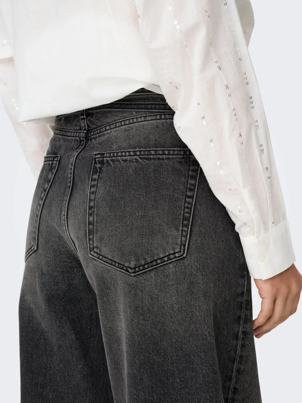 ONLGIANNA Vita media Balloon Fit Jeans
