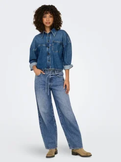 ONLGIANNA Vita media Balloon Fit Jeans