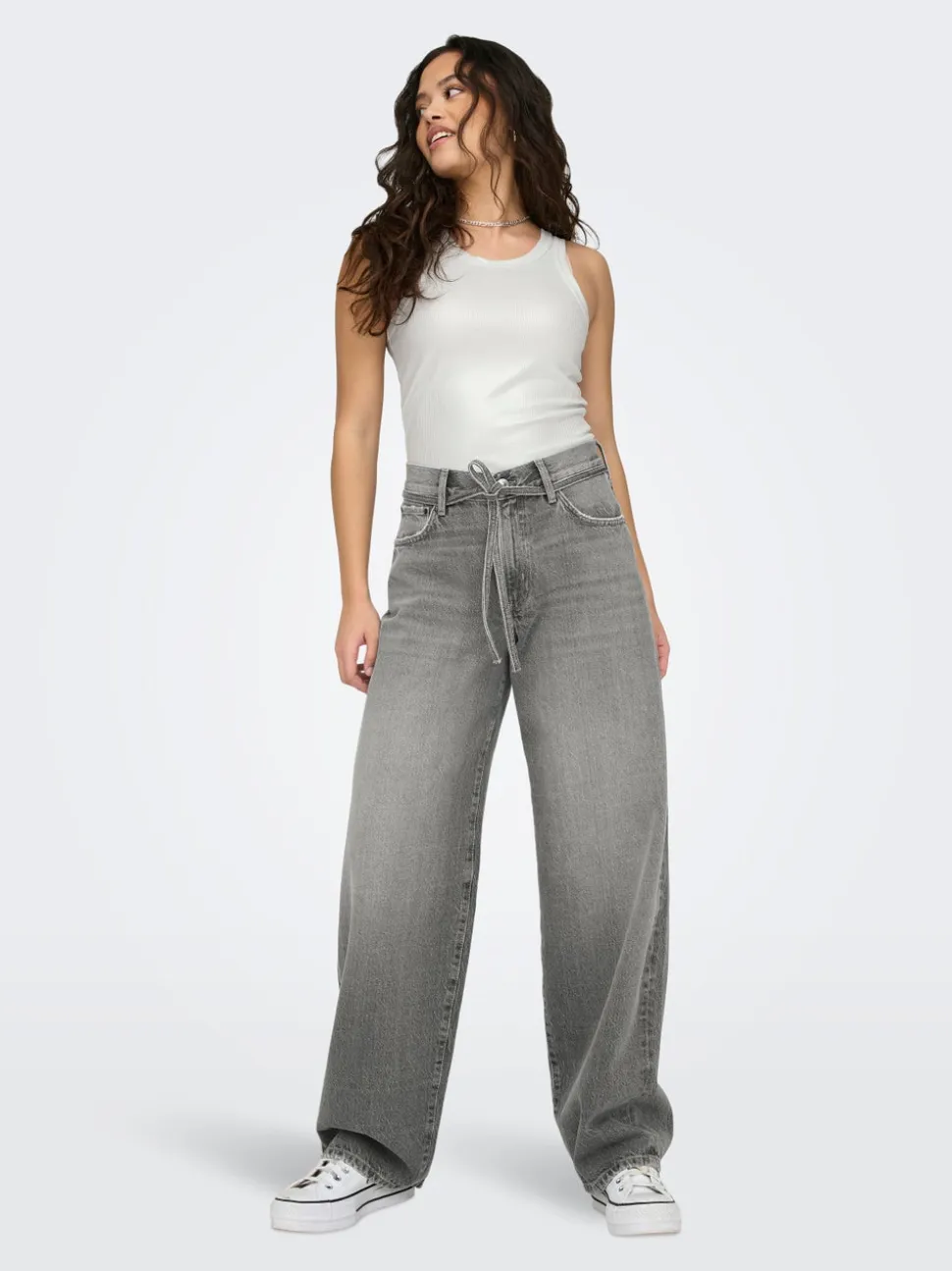 ONLGIANNA Vita media Balloon Fit Jeans