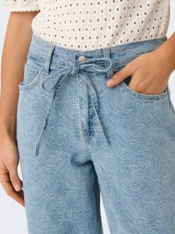ONLGIANNA Vita media Straight Fit Jeans