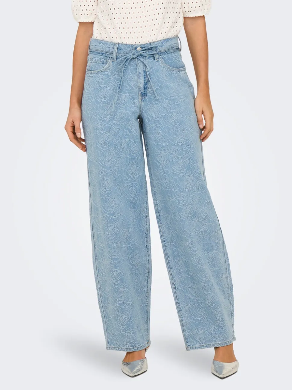 ONLGIANNA Vita media Straight Fit Jeans