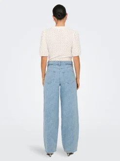 ONLGIANNA Vita media Straight Fit Jeans