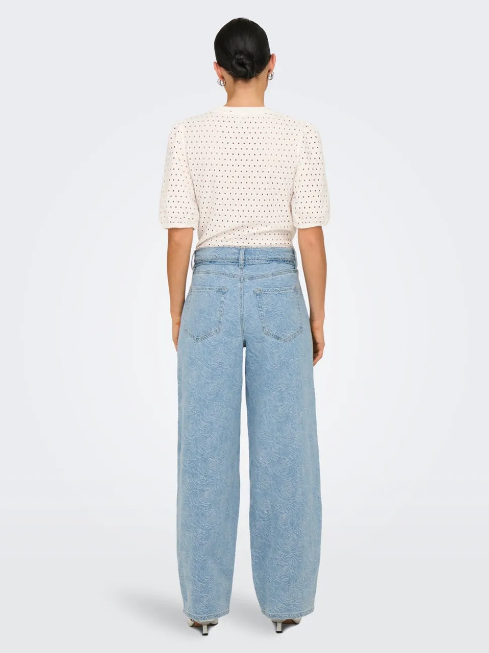 ONLGIANNA Vita media Straight Fit Jeans