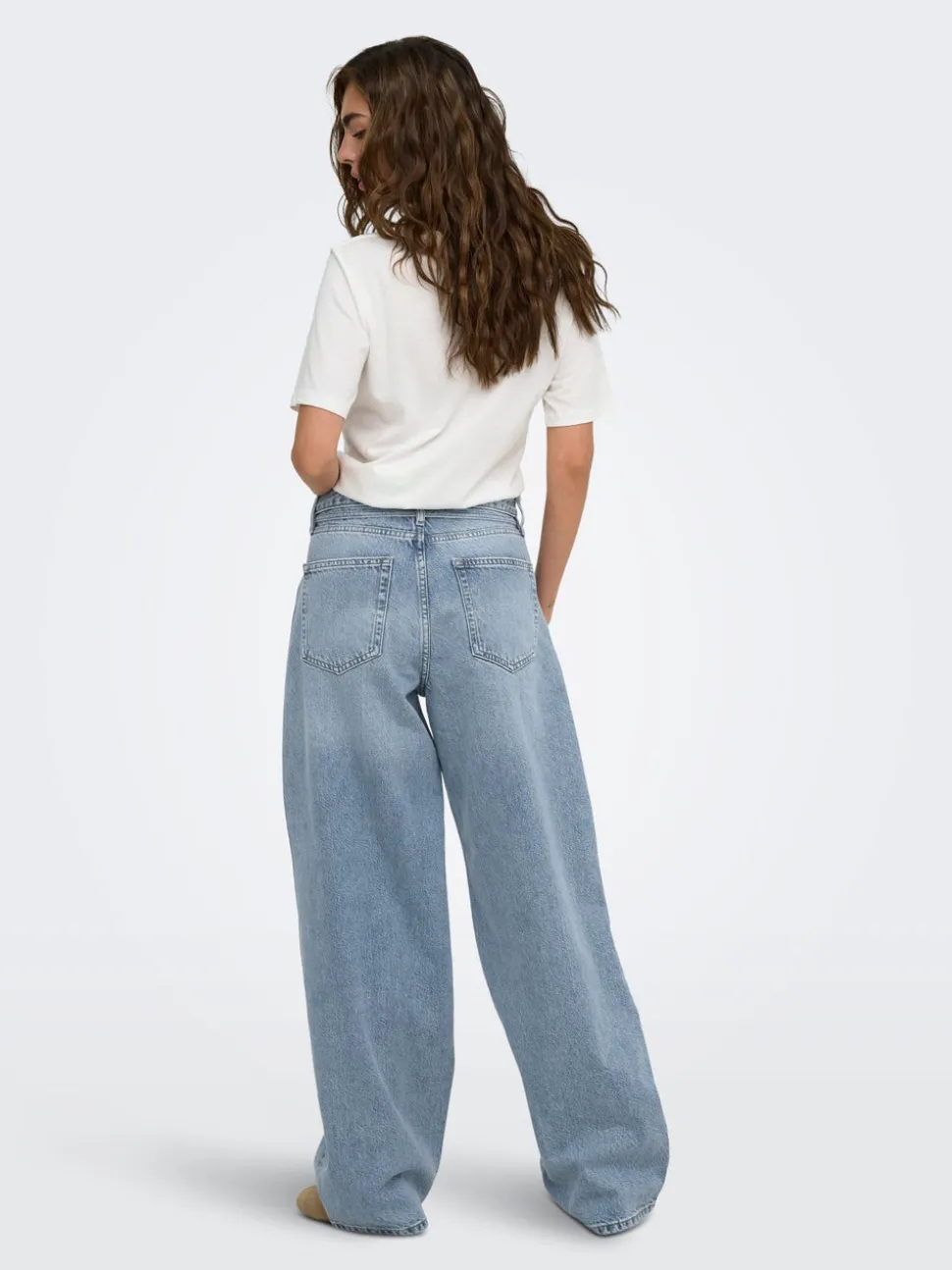 ONLGIANNA Vita media Straight Fit Jeans