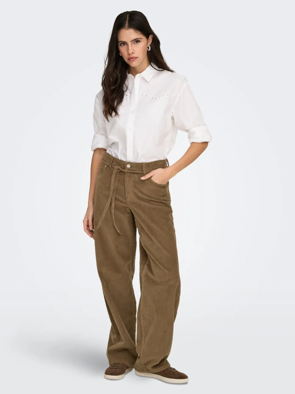 ONLGIANNA-GLOBAL Straight Fit Pantaloni