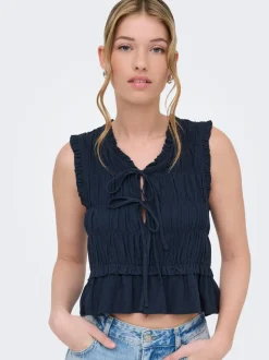 ONLGOA Lino Blusa