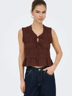 ONLGOA Lino Blusa