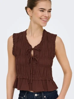 ONLGOA Lino Blusa