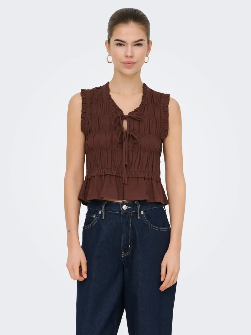 ONLGOA Lino Blusa