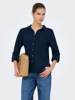 ONLGOA Lino Camicia