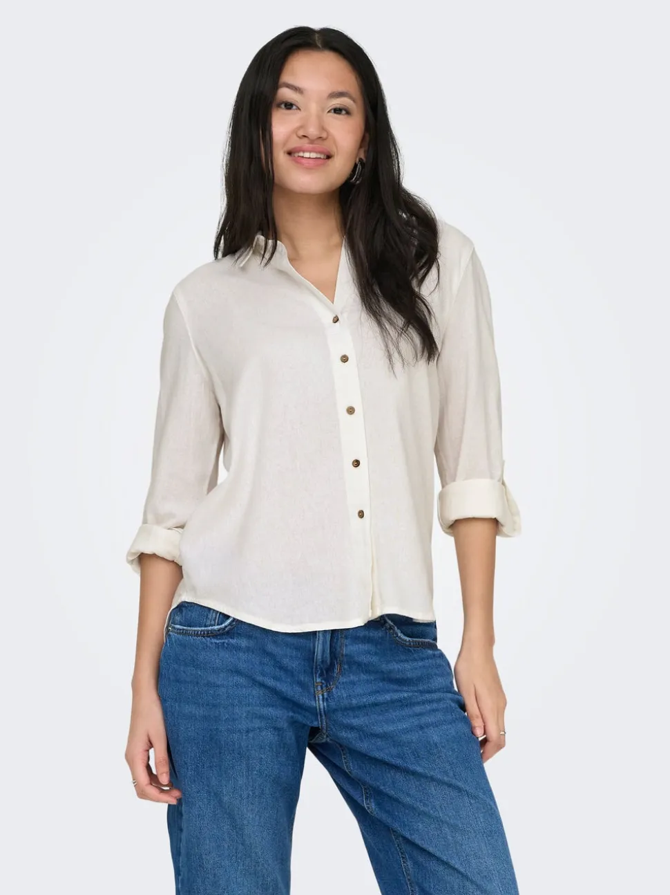 ONLGOA Lino Camicia
