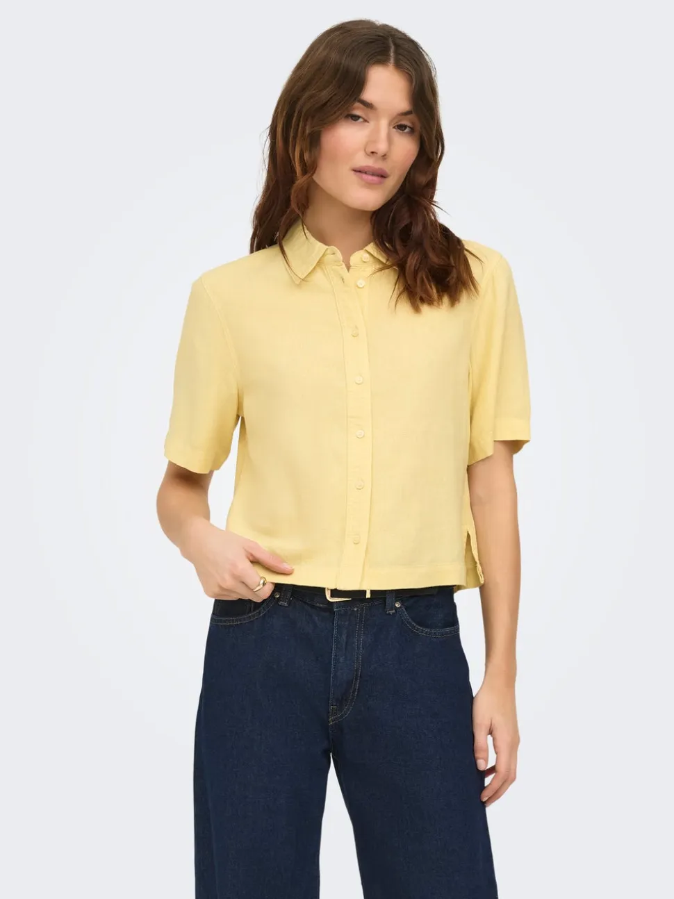 ONLGOA Lino Camicia