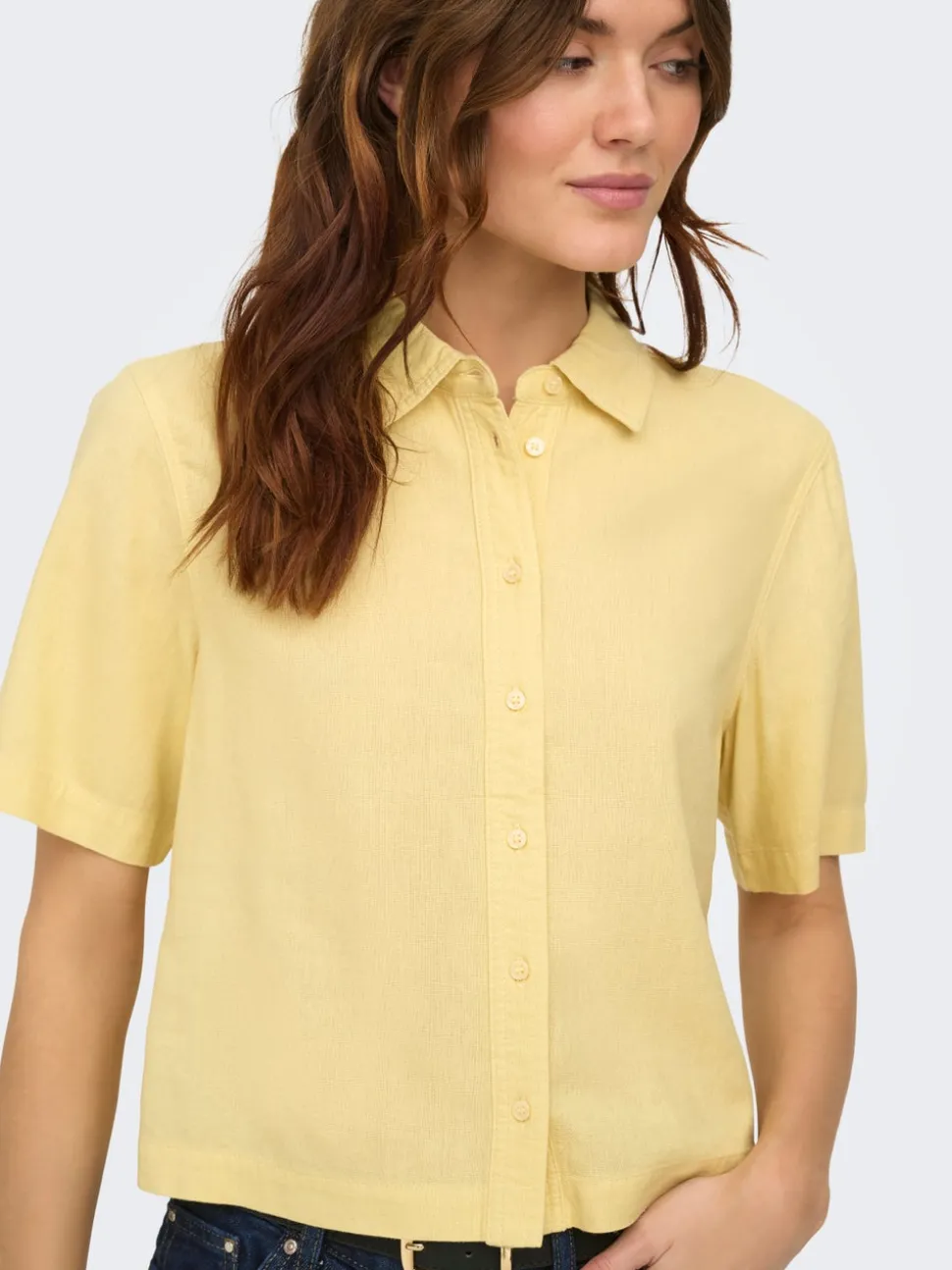ONLGOA Lino Camicia