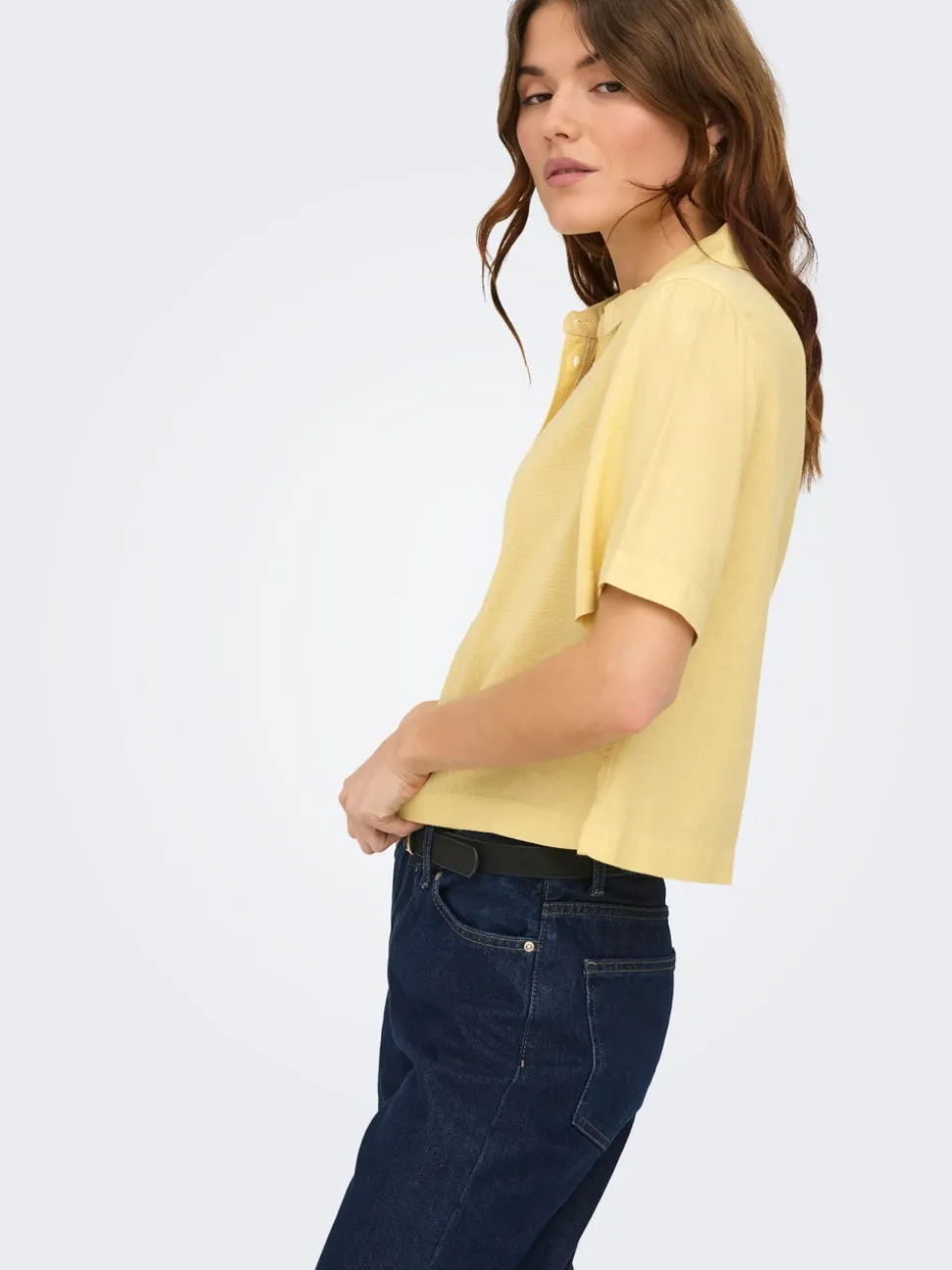 ONLGOA Lino Camicia