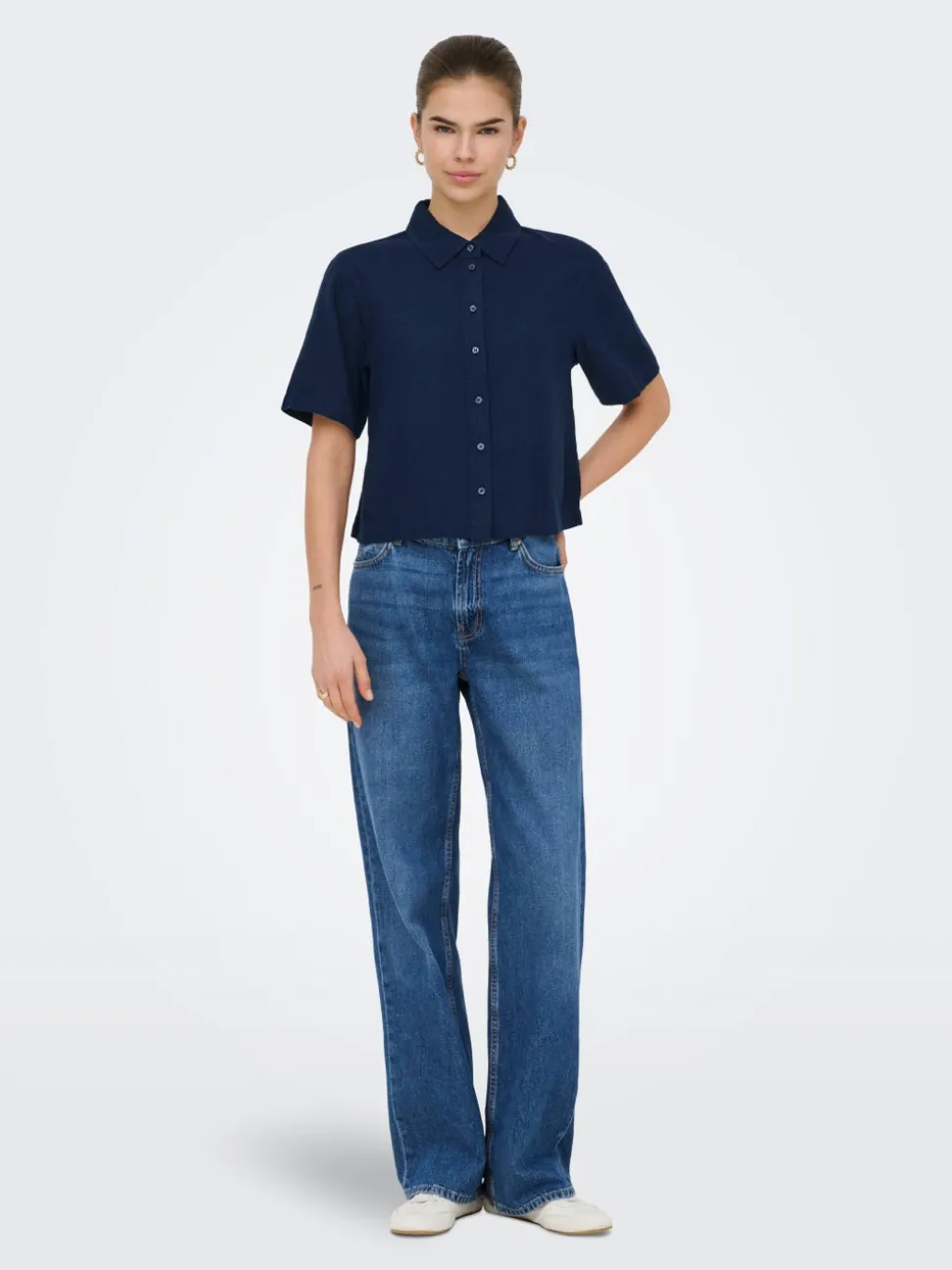 ONLGOA Lino Camicia