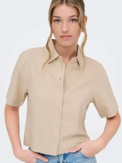 ONLGOA Lino Camicia