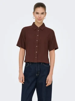 ONLGOA Lino Camicia