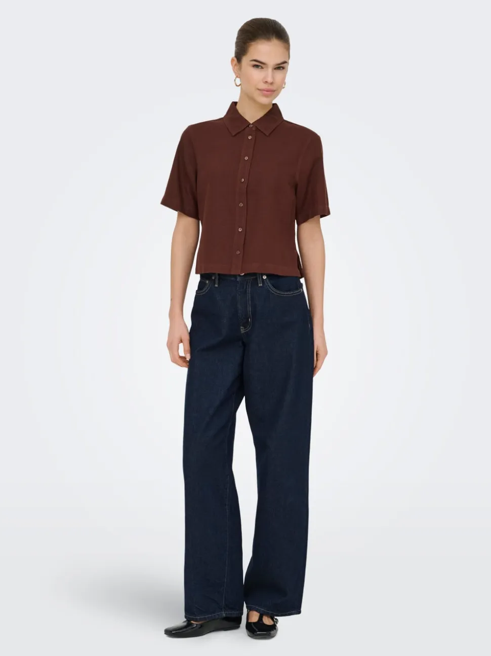 ONLGOA Lino Camicia