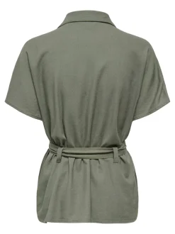 ONLGOA Lino Camicia