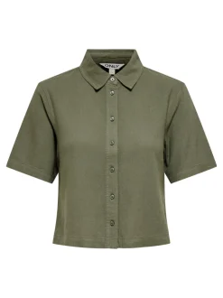 ONLGOA Lino Camicia