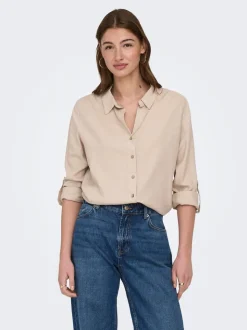 ONLGOA Lino Camicia