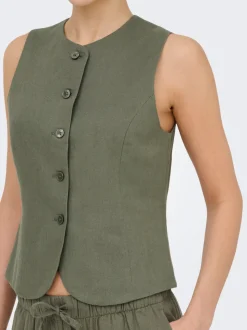 ONLGOA Lino Gilet formali