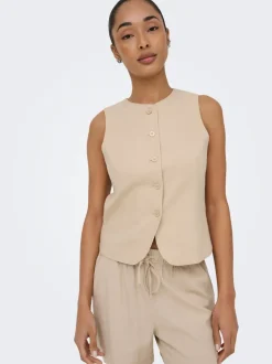 ONLGOA Lino Gilet formali