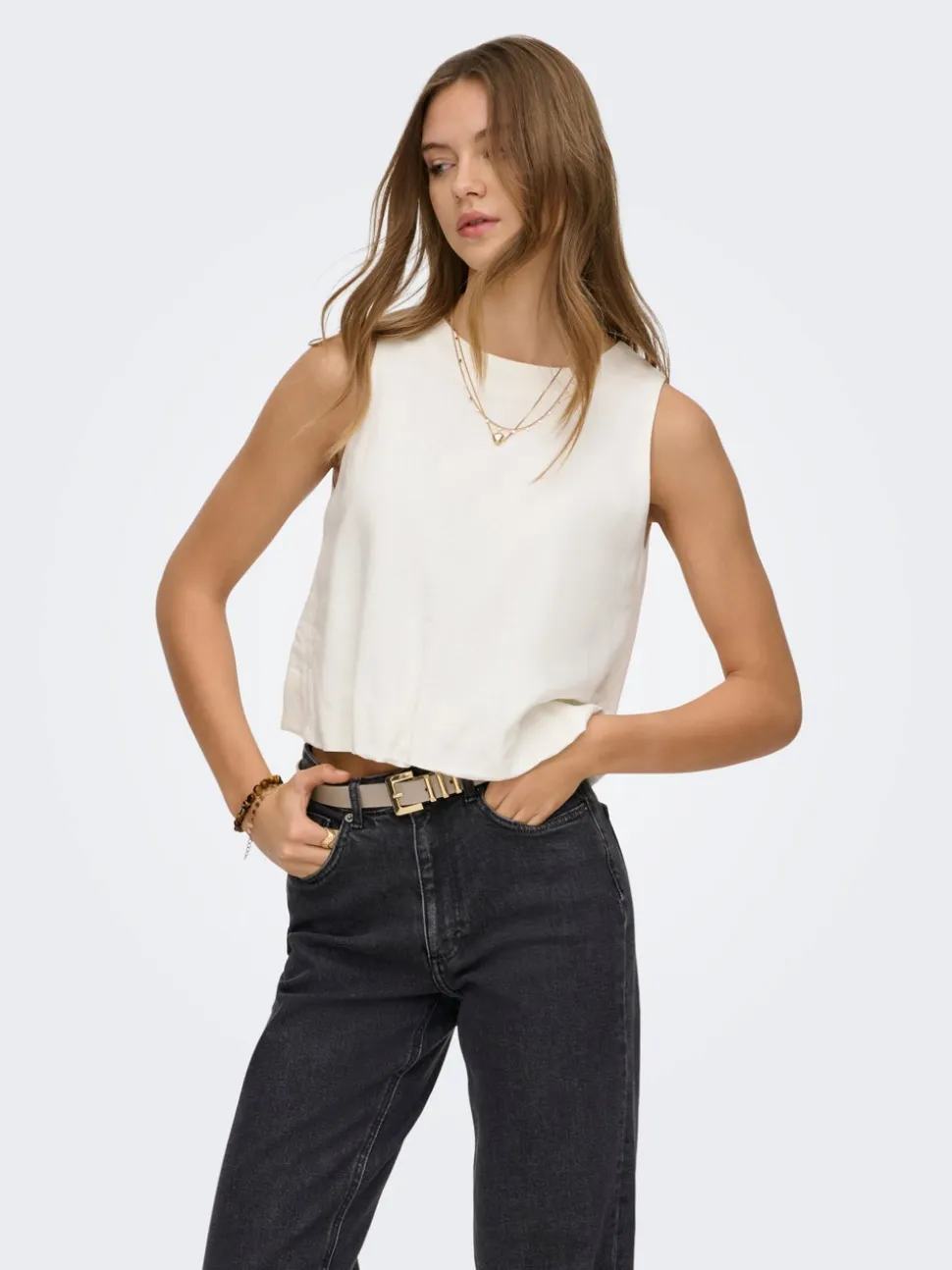 ONLGOA lino Top