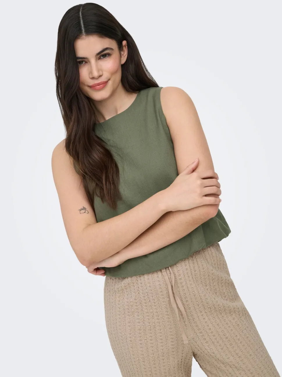 ONLGOA lino Top
