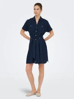 ONLGOA Lino Vestito corto