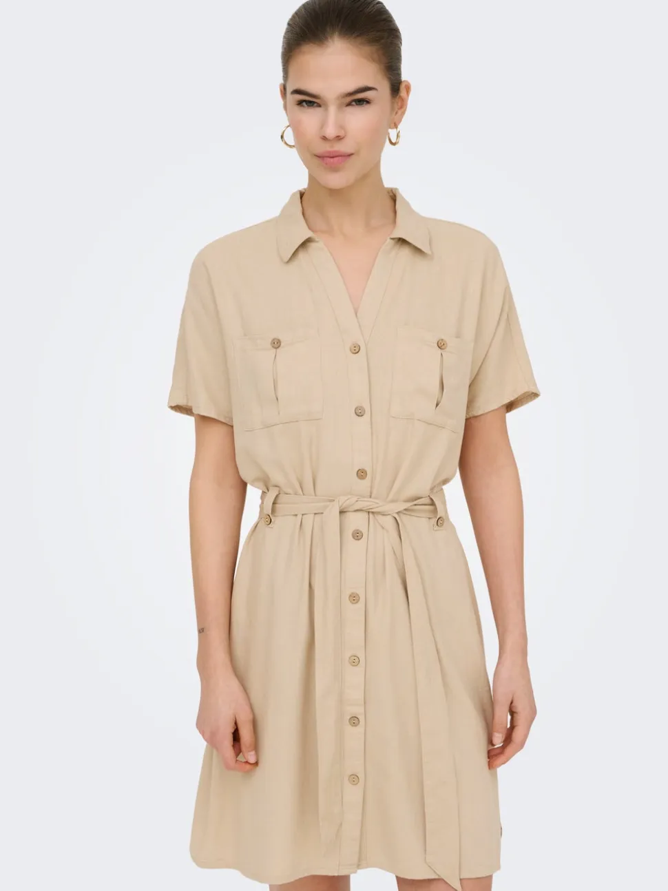 ONLGOA Lino Vestito corto