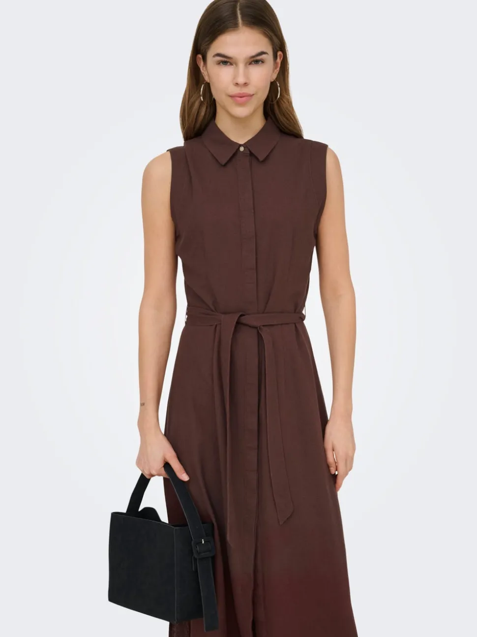 ONLGOA Lino Vestito lungo