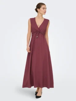 ONLGOA Lino Vestito lungo