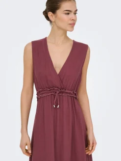 ONLGOA Lino Vestito lungo