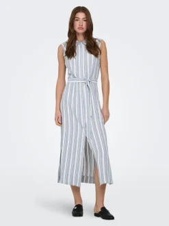 ONLGOA Lino Vestito lungo